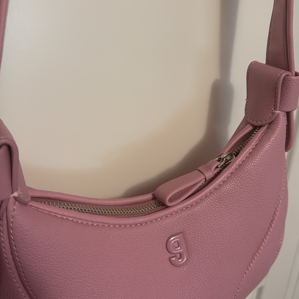 NWT KUNOGIGI Pink Women's Baseball Shoulder Bag - Picture 4 of 6